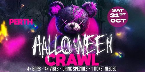 Perth's Haunted Hop 2026: Halloween Bar Crawl (Saturday, Oct 31)