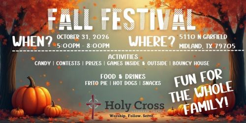 2nd Annual Fall Festival!