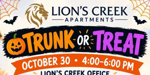 Lion's Creek Apartments Trunk or Treat