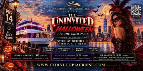 The Uninvited - Ultimate Halloween Costume Yacht Party Cruise