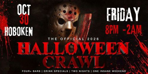 Hoboken Halloween Bar Crawl \u2014 Halloween Friday, Fri, Oct 30