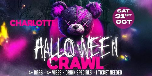 Charlotte's Haunted Hop 2026: Halloween Bar Crawl (Saturday, Oct 31)