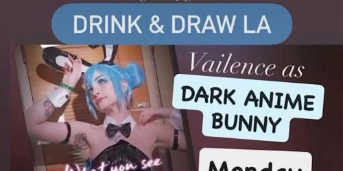 COSTUME DRAWING with Gallery Girls NoHo & ONLINE - at Risky Business