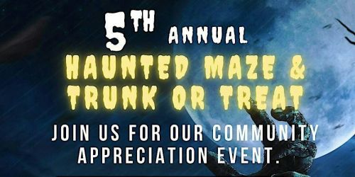 Halloween Haunted Maze & Trunk or Treat