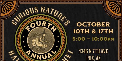 10\/17\/2026 Curious Nature's Fourth Annual Halloween Market