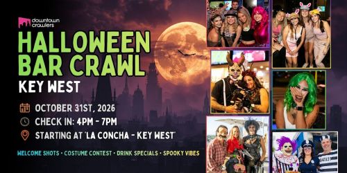 Halloween Bar Crawl 10\/31 - KEY WEST