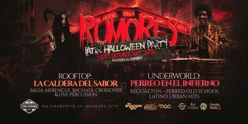 RUMORES LATIN HALLOWEEN PARTY