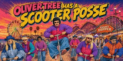OLIVER TREE "Oli-ween" Scooter Meet up Santa Cruz, CA