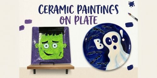 Ceramic Paintings on Plates