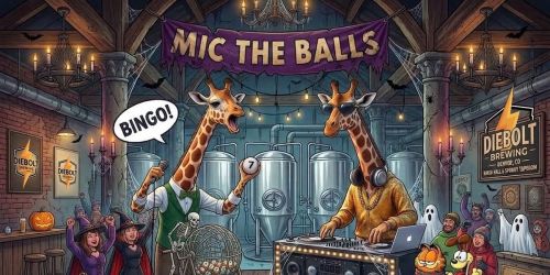 MIC \/ THE \/ BALLS** HALLOWEENIE EDITION ** AT DIEBOLT BREWING COMPANY! 