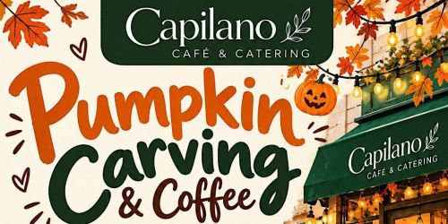 Pumpkin Carving & Coffee at Capilano Caf\u00e9!