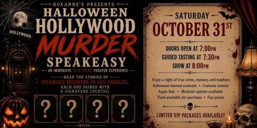 Halloween Hollywood M**der Speakeasy