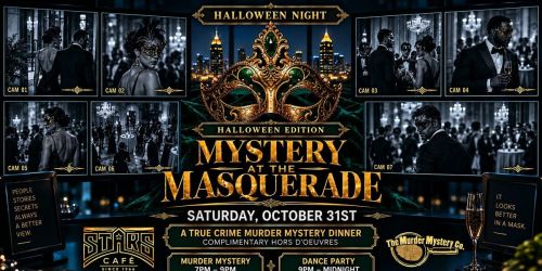 Mystery at the Masquerade: Halloween M**der Mystery Dinner & Dance Party