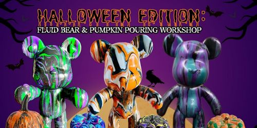 Halloween Edition: Fluid Bear & Pumpkin Pouring Workshop