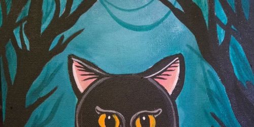 October Halloween Paint & Purr at One Gallery - Proceeds Support Cat Rescue on Hawai'i Island