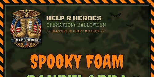 Operation: Halloween \u2014 DIY Spooky Foam Candelabra Workshop