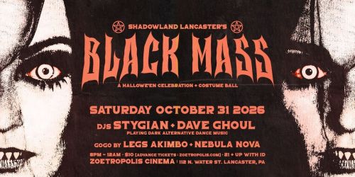 Shadowland Lancaster's Black Mass Halloween Ball 2026