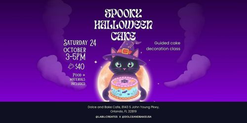 10\/24 Spooky Cake Decoration Class