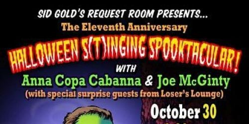 11th Annual Halloween Karaoke Party at Sid Gold's Request Room!