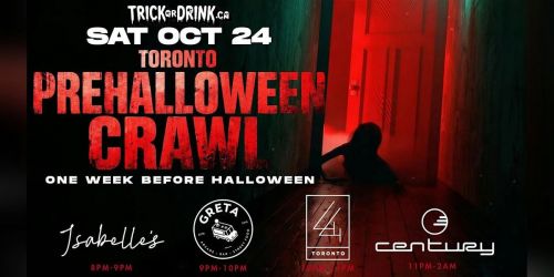Pre-Halloween Party Toronto 2026 | King West Club Crawl | Sat, Oct 24