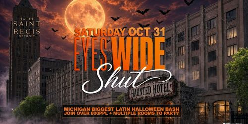 Michigan\u2019s Largest & Hottest Latin Halloween Party Hotel St Regis Detroit