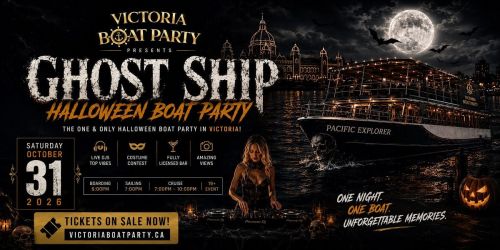 Victoria Boat Party : Ghost Boat Halloween Party !