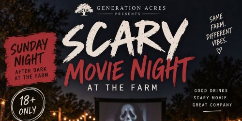MOVIE ON THE FARM - Scary Sunday