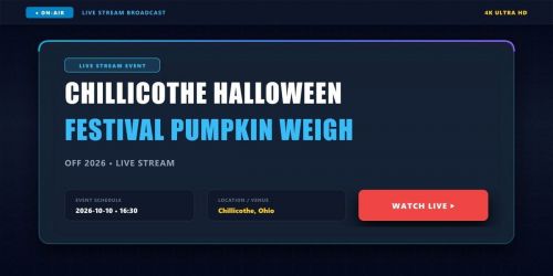 LIVE`Stream@!~ Chillicothe Halloween Festival Pumpkin Weigh-Off 2026 - Livestream