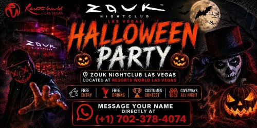 HALLOWEEN PARTY AT ZOUK NIGHTCLUB @RESORTS WORLD