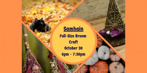 Samhain - Full-Size Broom Craft Workshop