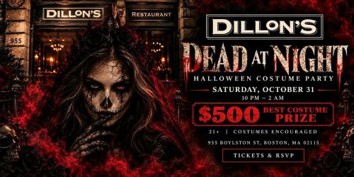 Dillon's - Dead At Night Halloween Party