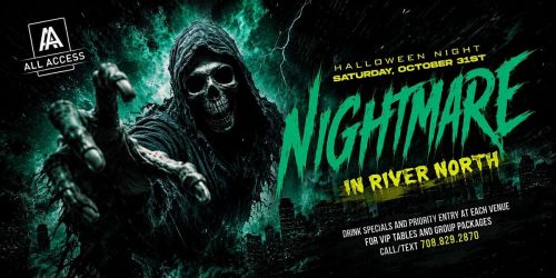 NIGHTMARE IN RIVER NORTH- Chicago's BIGGEST Halloween Bar Crawl