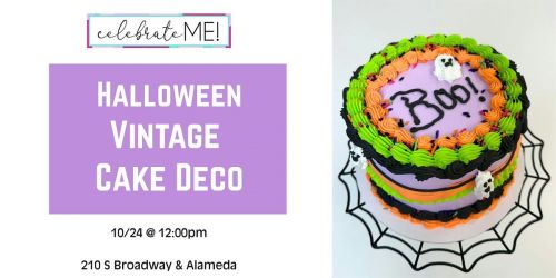 Halloween Vintage Cake Deco