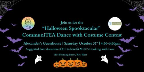 \u201cHalloween Spooktacular\u201d CommuniTEA Dance with Costume Contest benefiting MCC's Cooking with Love