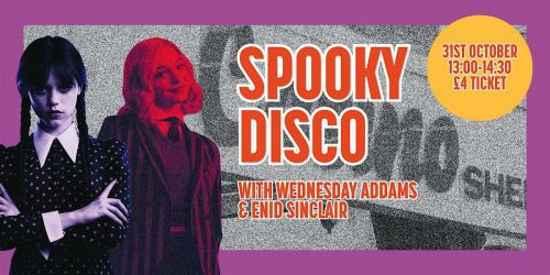 Halloween Spooky Disco with Wednesday & Enid