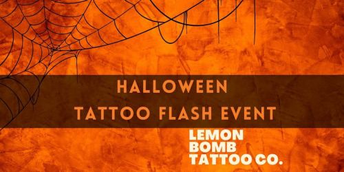 \ud83c\udf83\ud83d\udd78 Halloween Tattoo Flash Event \ud83d\udd78\ud83c\udf83