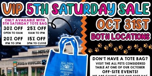 APC October VIP 5th Saturday Sale