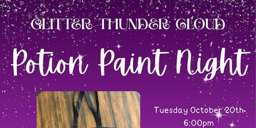 Paint & Sip Potion Tote Bag @ Old Town Pizza Auburn