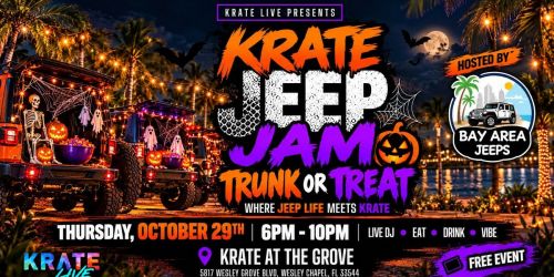 KRATE Jeep Jam: Trunk or Treat Halloween Edition