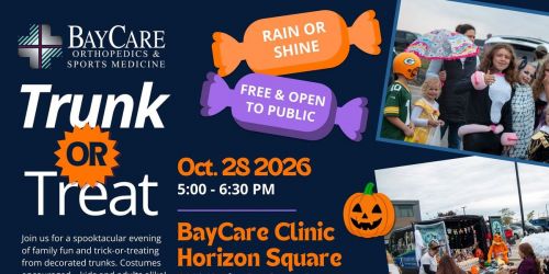Trunk or Treat at BayCare Clinic Orthopedics & Sports Medicine