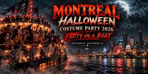 Montreal Halloween Costume Party 2026 | Party on a Boat