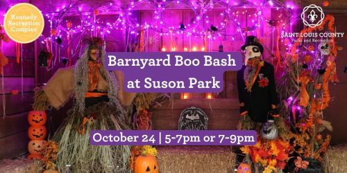 Barnyard Boo Bash at Suson Park - October 24
