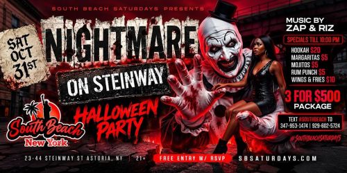 NIGHTMARE ON STEINWAY  HALLOWEEN PARTY