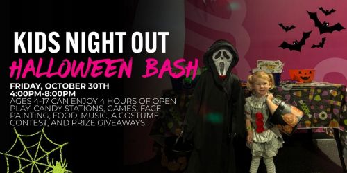 Kids Night Out Halloween Bash at Slick City Parma | Friday, October 30th from 4:00PM-8:00PM