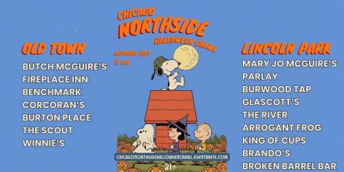 Chicago Northside Halloween Bar Crawl 2026 | 16 Bars, 3 Neighborhoods