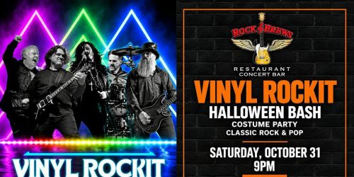 VINYL ROCKIT HALLOWEEN BASH COSTUME PARTY @ Rock & Brews Royal Oak