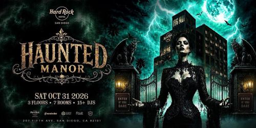Hard Rock Halloween \u2022 Haunted Manor  \u2022 Saturday October 31st