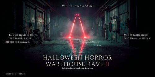 Halloween Horror Warehouse Rave II