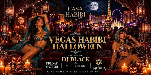 VEGAS HABIBI HALLOWEEN | Middle Eastern x Latin Night | OCTOBER 30