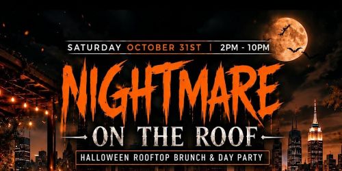 Nightmare On 46th St Halloween Rooftop Brunch And Day Party At Harbor NYC